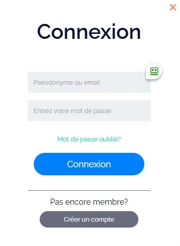 Acceso de los miembros de ROCKETPOT CASINO