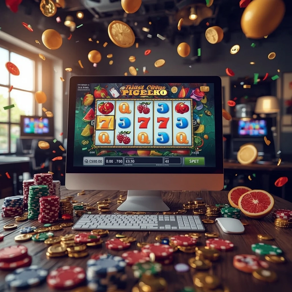 Máquinas tragamonedas en la pantalla ROCKETPOT CASINO